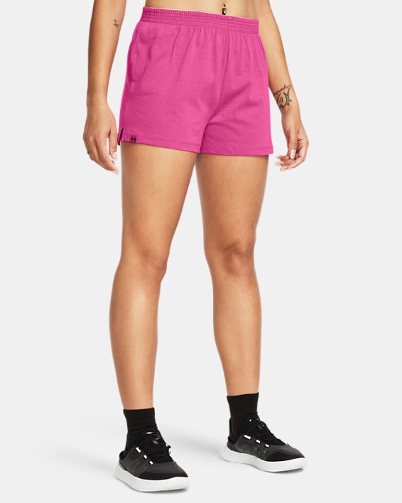 Women's UA Campus Shorts in Pink image number 0